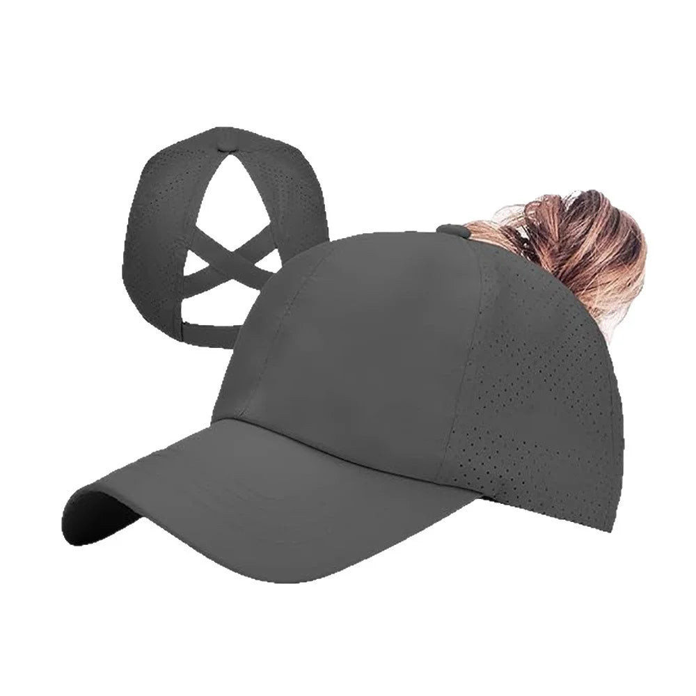 Women's Mesh Ponytail Baseball Cap – Quick Dry Sports Hat