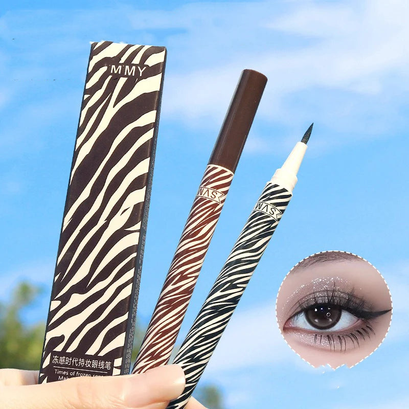 Waterproof Black Brown Eyeliner Liquid Pencil Ultra-fine Matte Smooth