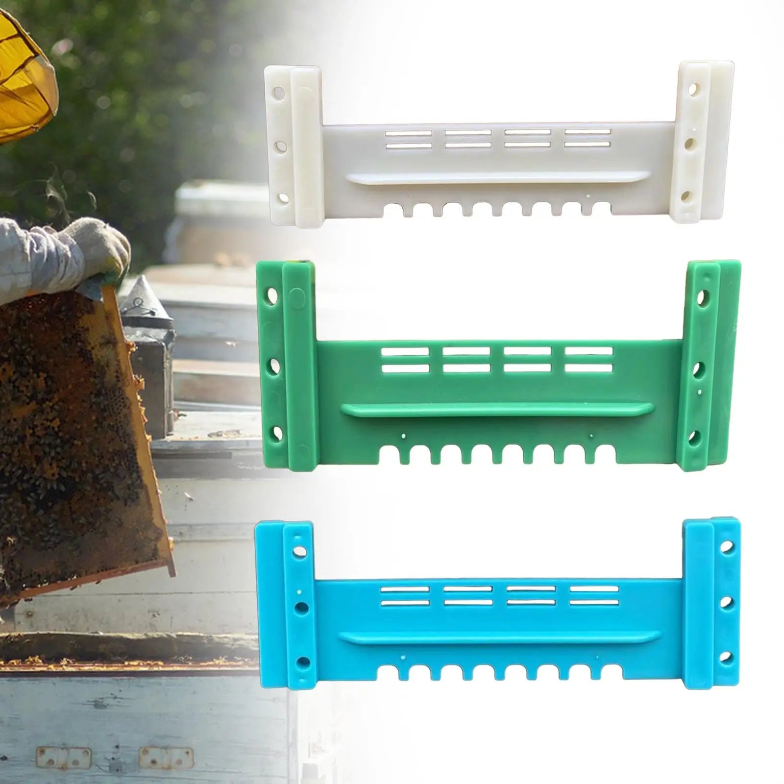 Beehive Entrance Reducer & Mouse Guard 5.91 in – Easy Install Beehive Entrance Guard Zpaxo