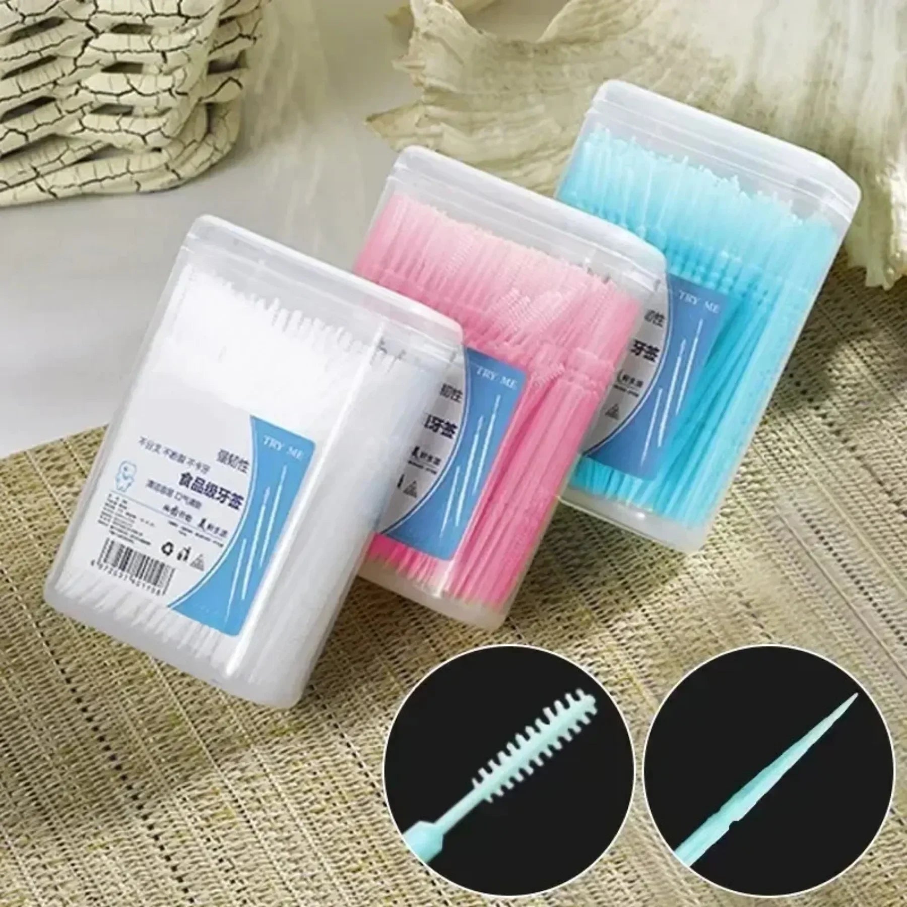 Portable Ultra-fine Toothpicks, Disposable Family Box, Double-head High-end Personalized Creative Fruit Sticks Health Tools Zpaxo