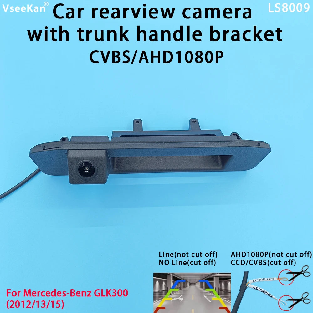 Rear View Camera AHD 1080P Mercedes Benz GLK GLA GLC GLE ML A180 A200