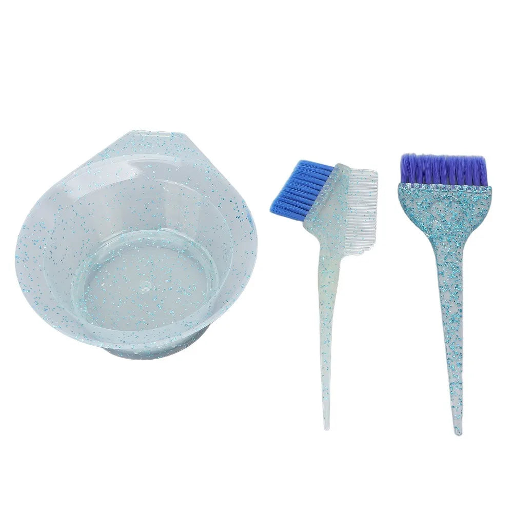 Double-sided Comb Hair Dyeing Brushes Soft Bristle Brush Pink Barbers Zpaxo Blue