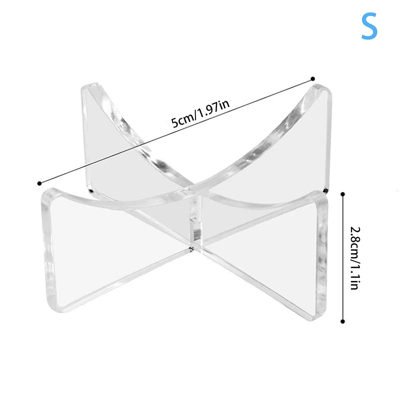 Acrylic Football Display Stand Basketball Deskstop Ball Support Zpaxo A1