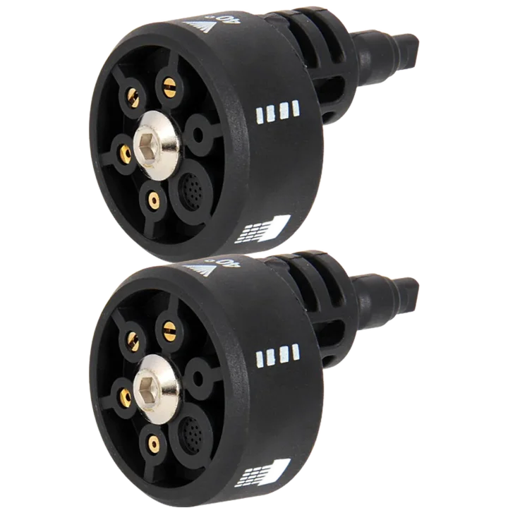 6-in-1 Pressure Washer Nozzle 1/4" Quick Connect 3000 PSI Pressure Washer Nozzle Zpaxo 2PCS