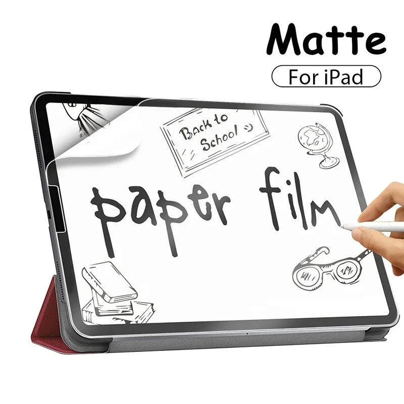 Matte Like Paper Film Screen Protector For iPad 10th 9th 8th 7th Mini 6 5 4 3 2 1 Protective Film For iPad Pro 11 12.9 2022 2021 Zpaxo