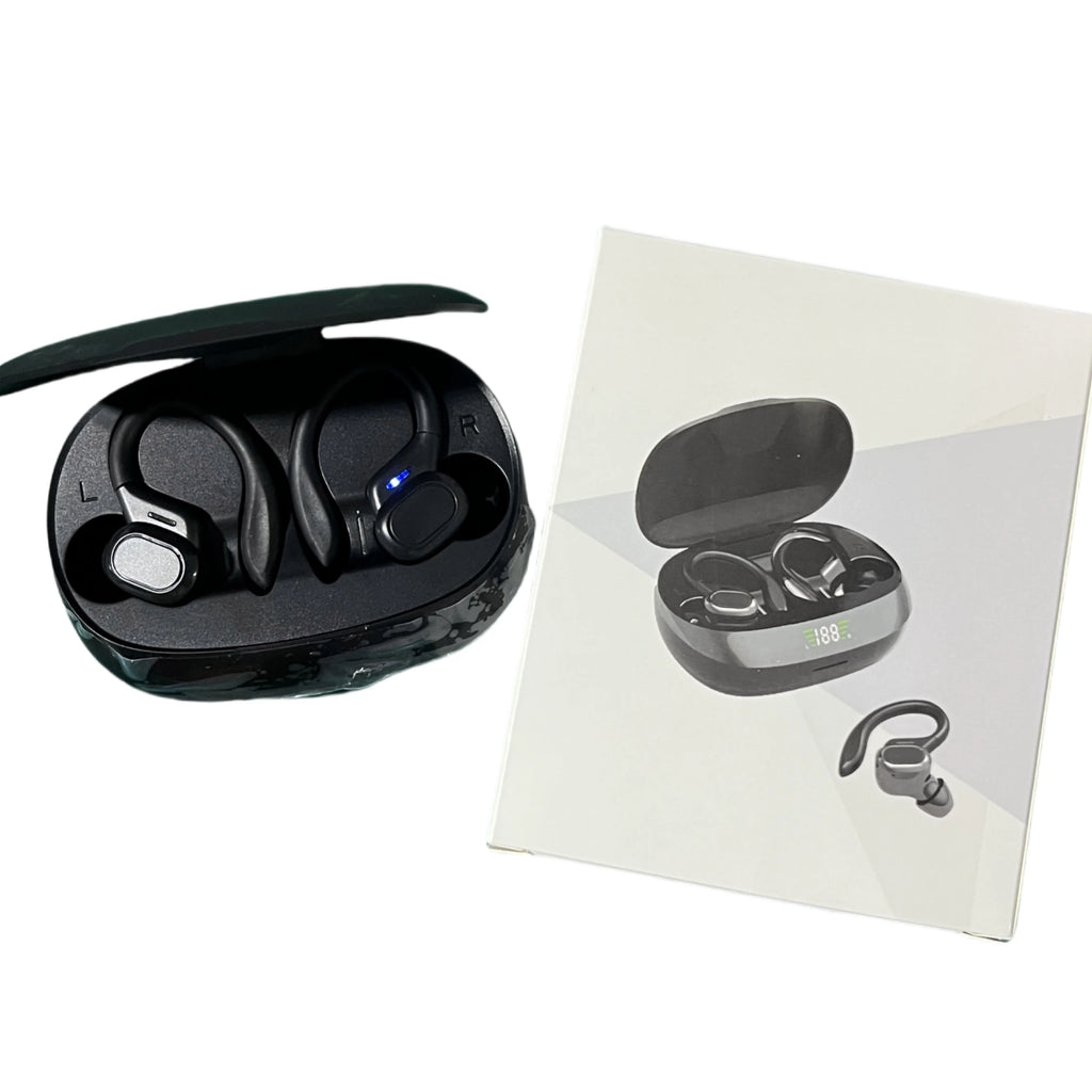 Wireless Open Headphones Ear-mounted Design In-ear Earplugs 36H