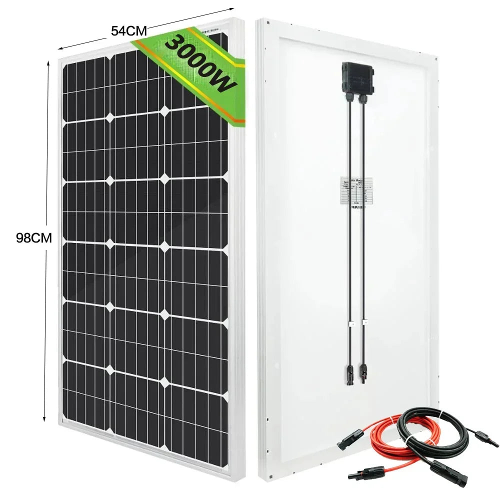 3000W 2000W 1000W Bendable Solar Module 18V Conversion Portable Power Zpaxo 1PC 3000W
