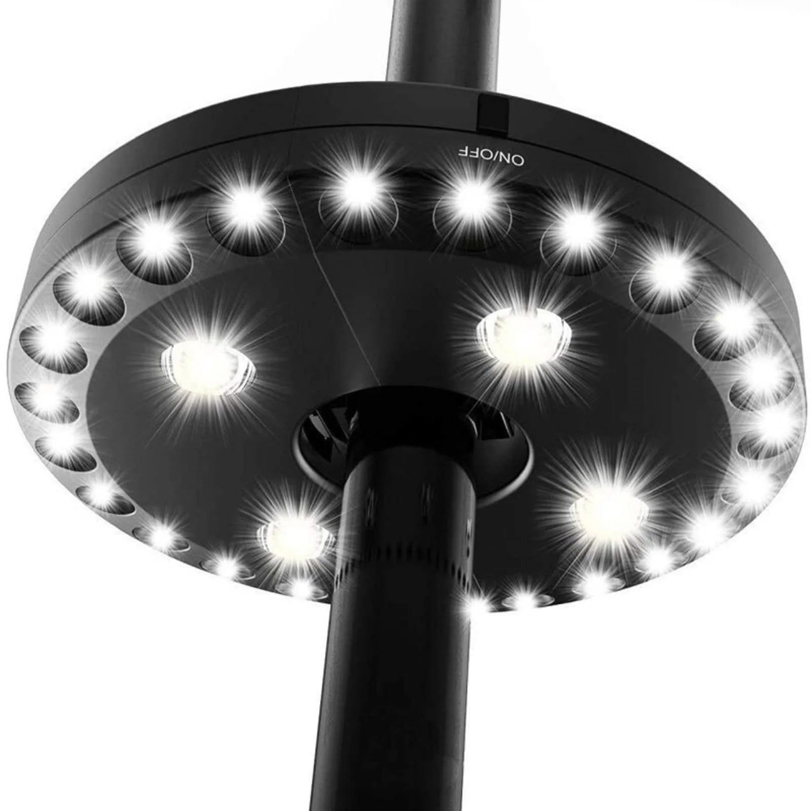 28 LEDs Patio Umbrella Light Parasol Beach 3 Brightness Modes Garden