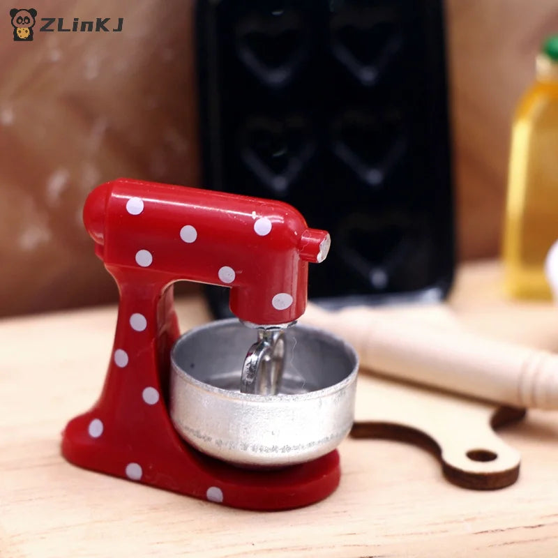 ▶1PCS 1:12 Dollhouse Miniature Simulation Red Furniture Home Model Decor Toy Doll House Accessories Zpaxo