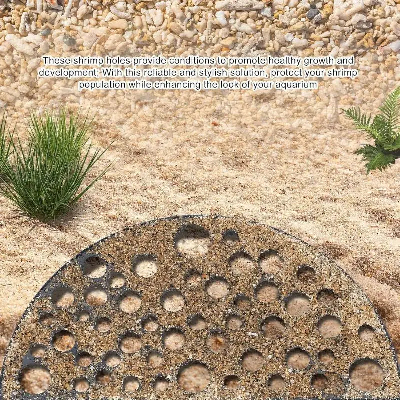 Aquarium Hidden Cave Shelter Small Fish Breeding Rest Play Zpaxo