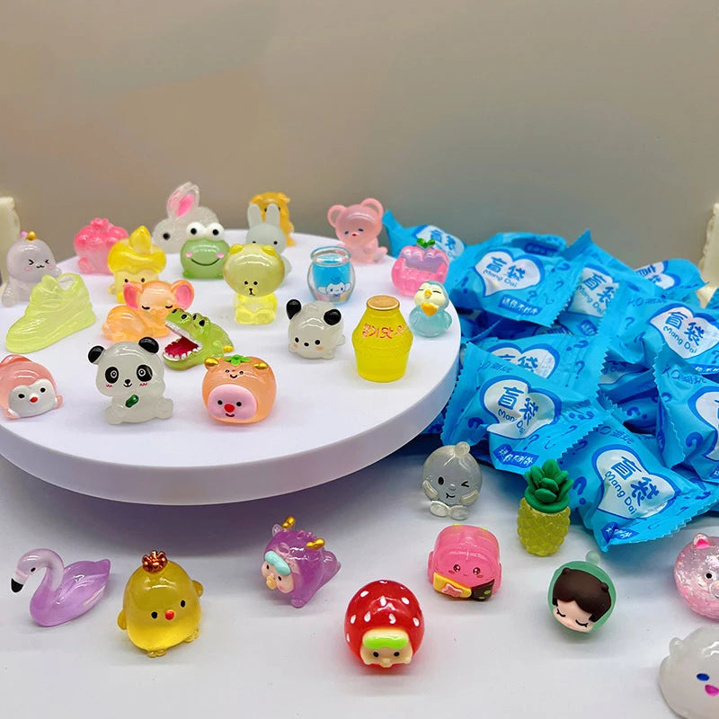 Cute Mini Simulation Animal Model Action Surprise Dolls Lovely