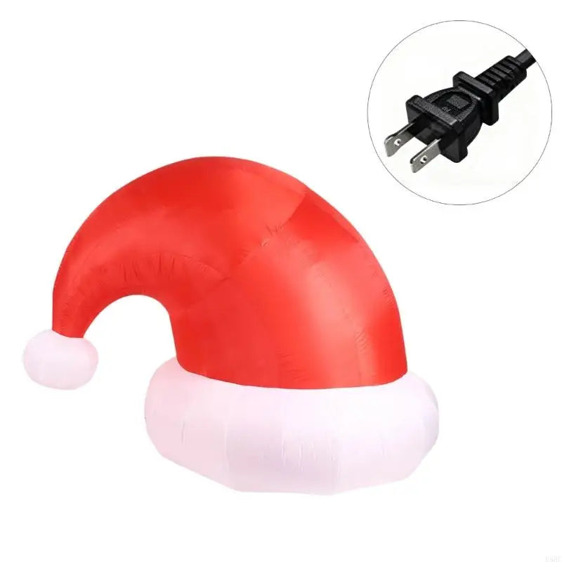 Tall 2 5m Inflatable Christmas Hat Home Store Decorations Secure
