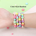 5/10/20Pcs Multicolor Random Bracelets DIY Beaded Bracelets Jewelry for Kids Birthday Party Favor Christmas Children Gifts Zpaxo 20Pcs Random Style
