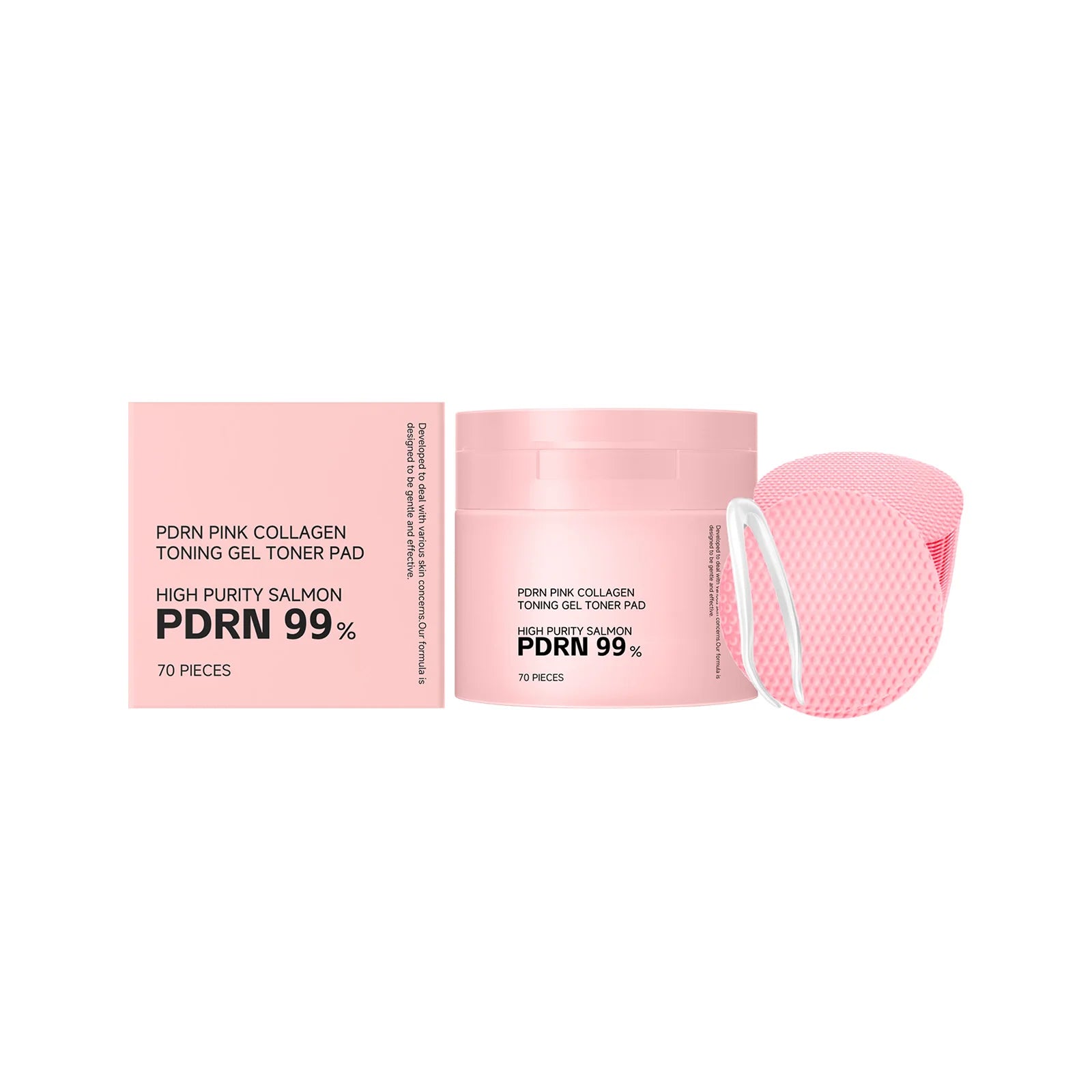 Hoygi PDRN Collagen Toner Pads – Brighten, Firm & Hydrate 70pc Toner Pads Zpaxo 70pcs boxed