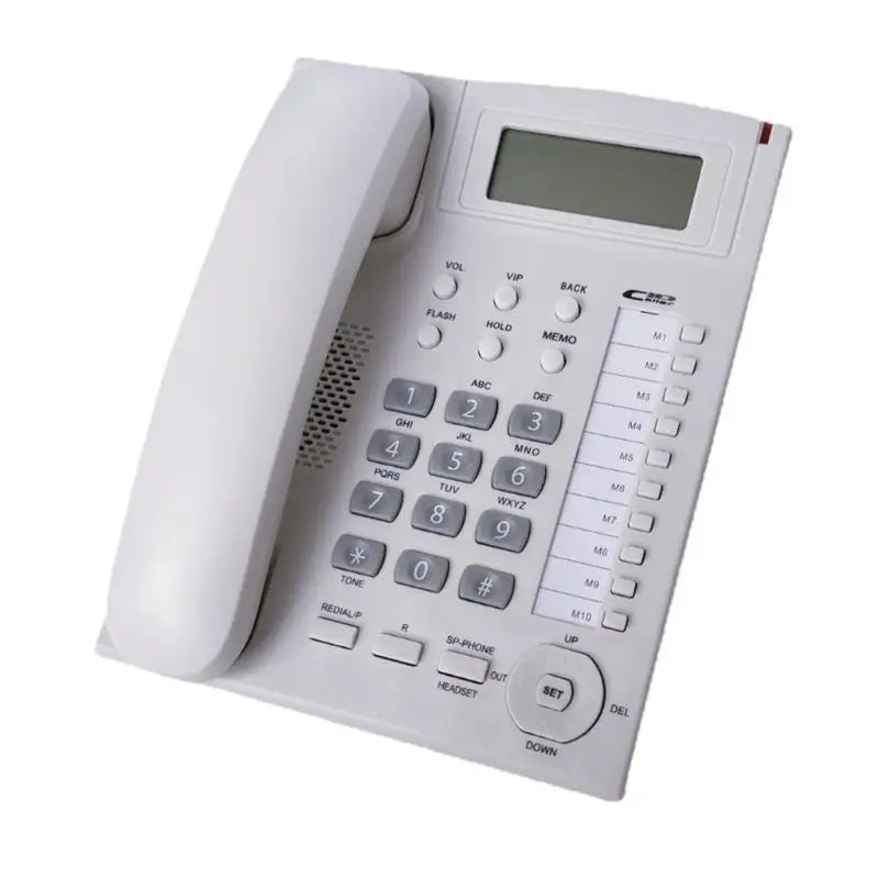 652F Corded Telephone Desktop House Phone Emegency Elderly Big Button Zpaxo