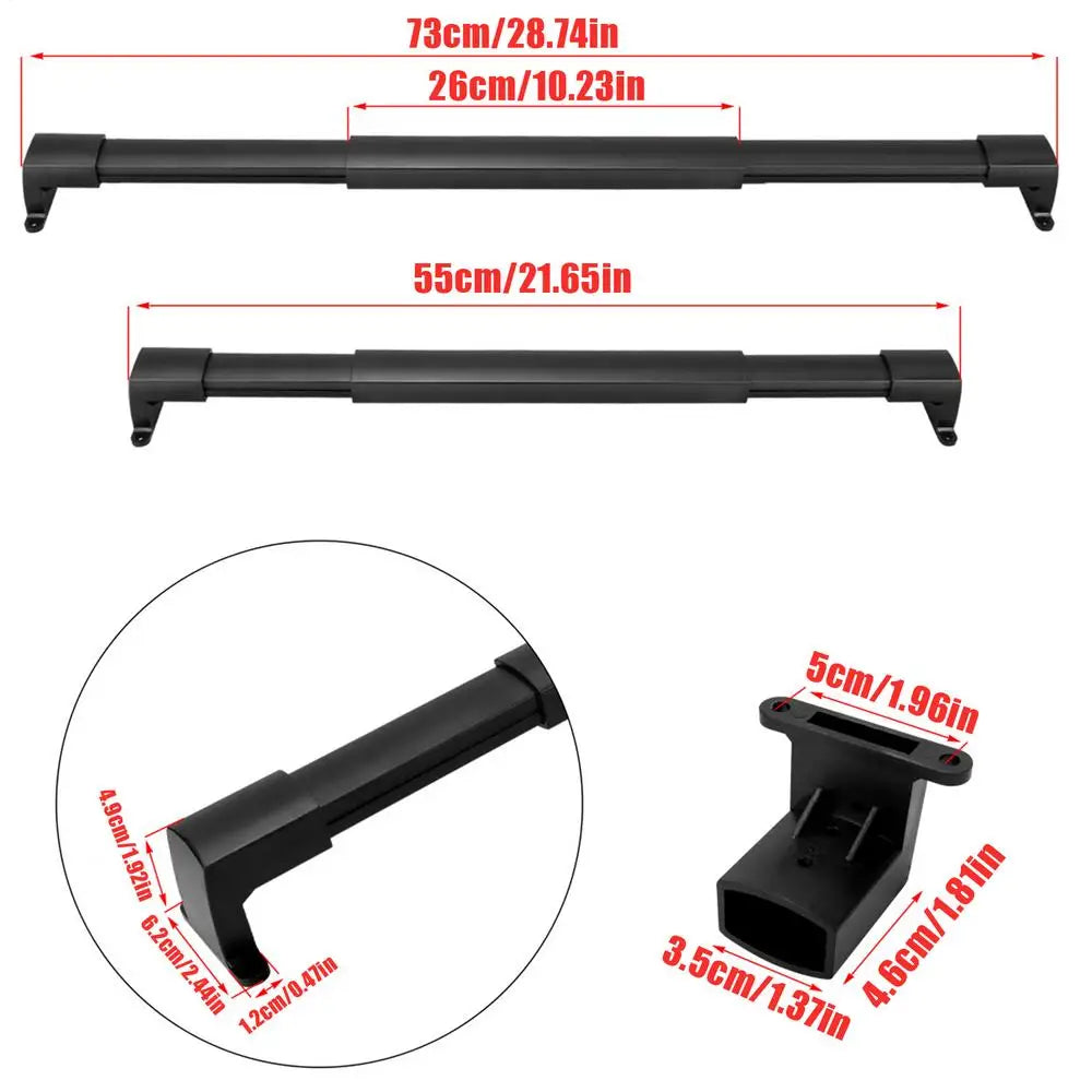 RV Screen Door Crossbar Adjustable Push Grab Bar Trailer Travel Easy