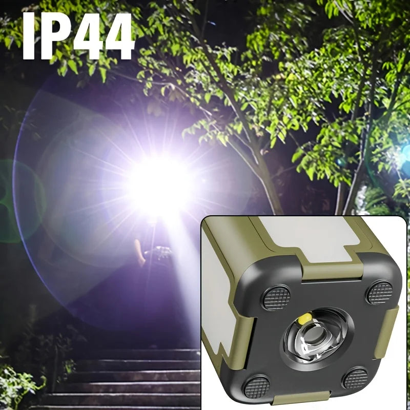 Solar Outdoor Portable Camping Light Charging Foldable 2000mah Power Zpaxo