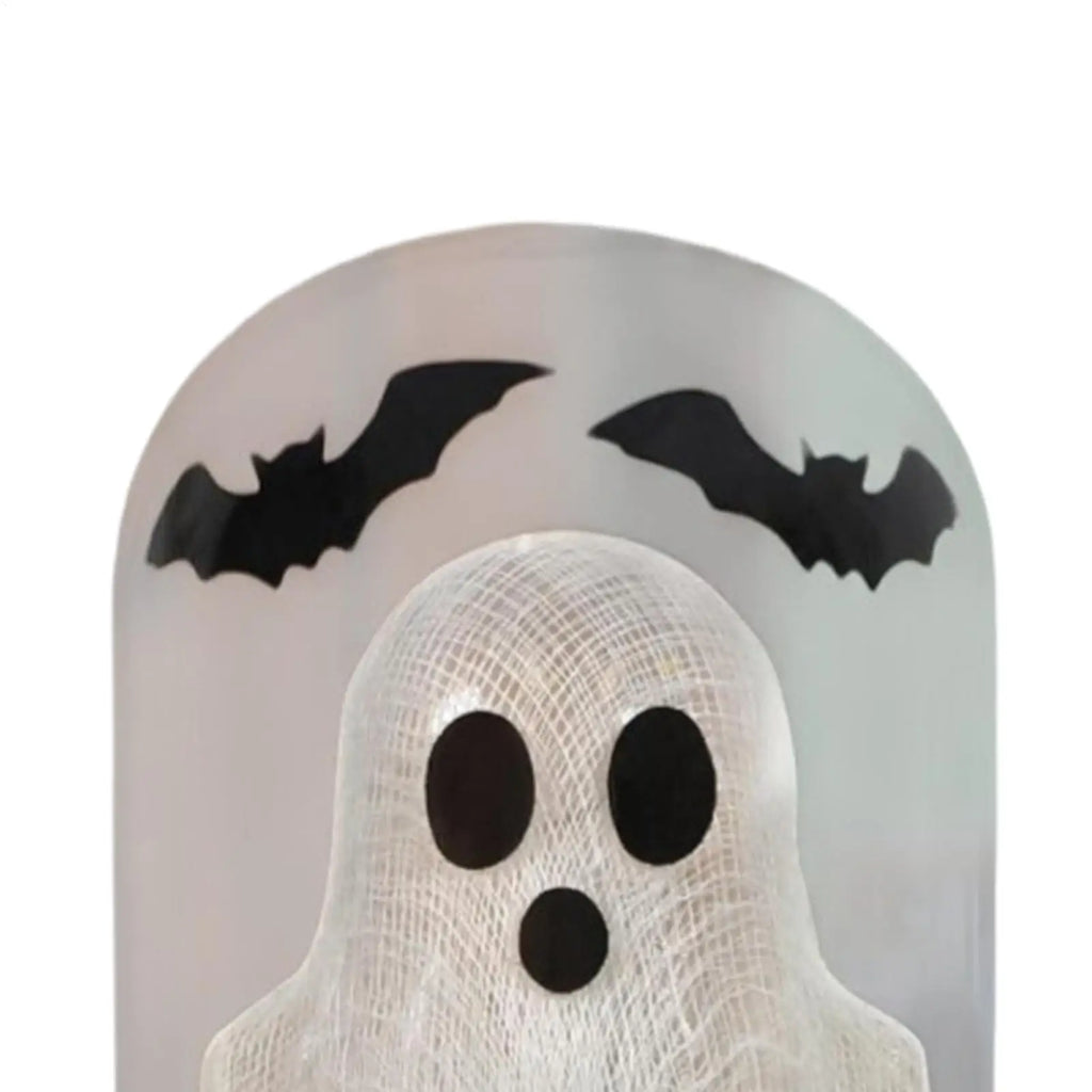 Light Up Ghost Tabletop Ornament Creative Bat Lamp Decor Halloween