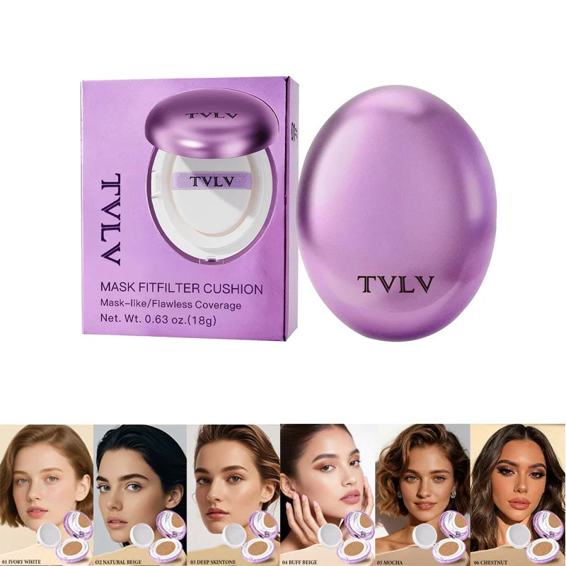 Air Cushion Foundation - Long-Lasting Matte, Conceal Flaws, Flawless Base Zpaxo