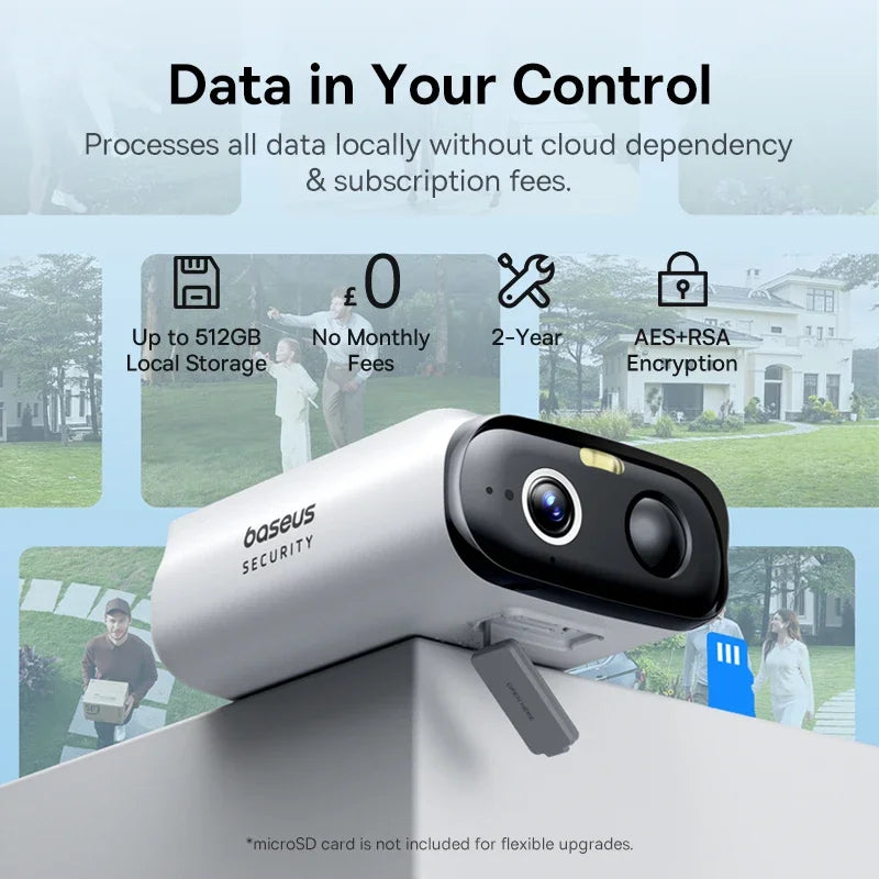 Baseus Security S1 Lite Solar Camera Wireless Outdoor Continuous