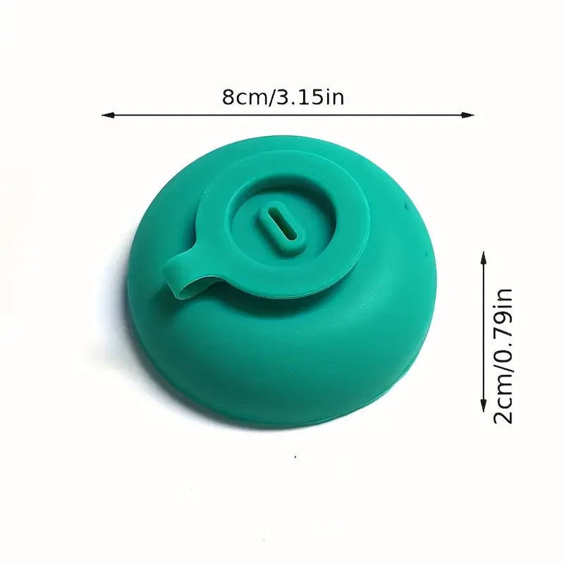 Leak-Proof Silicone Ice Cream Molds - Colorful Popsicle Stand with Drip Lid , Portable Freezer Tray for Summer Treats Zpaxo