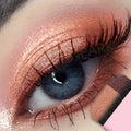 Two-color Glitter Eye Shadow Double Small Box Lazy Easy Use Long