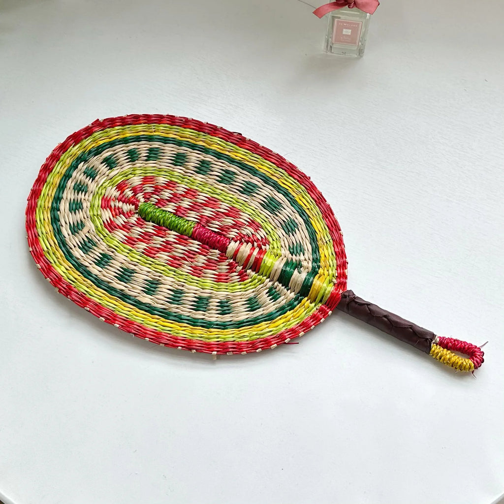 Handwoven Seagrass Fan – Boho Wall Decor for Home & Weddings