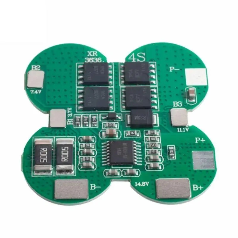 652F 4S 14.8V 15A 4-string Polymers 18650 Lithiums Battery Protections Board Current without Overcharge Protections Zpaxo