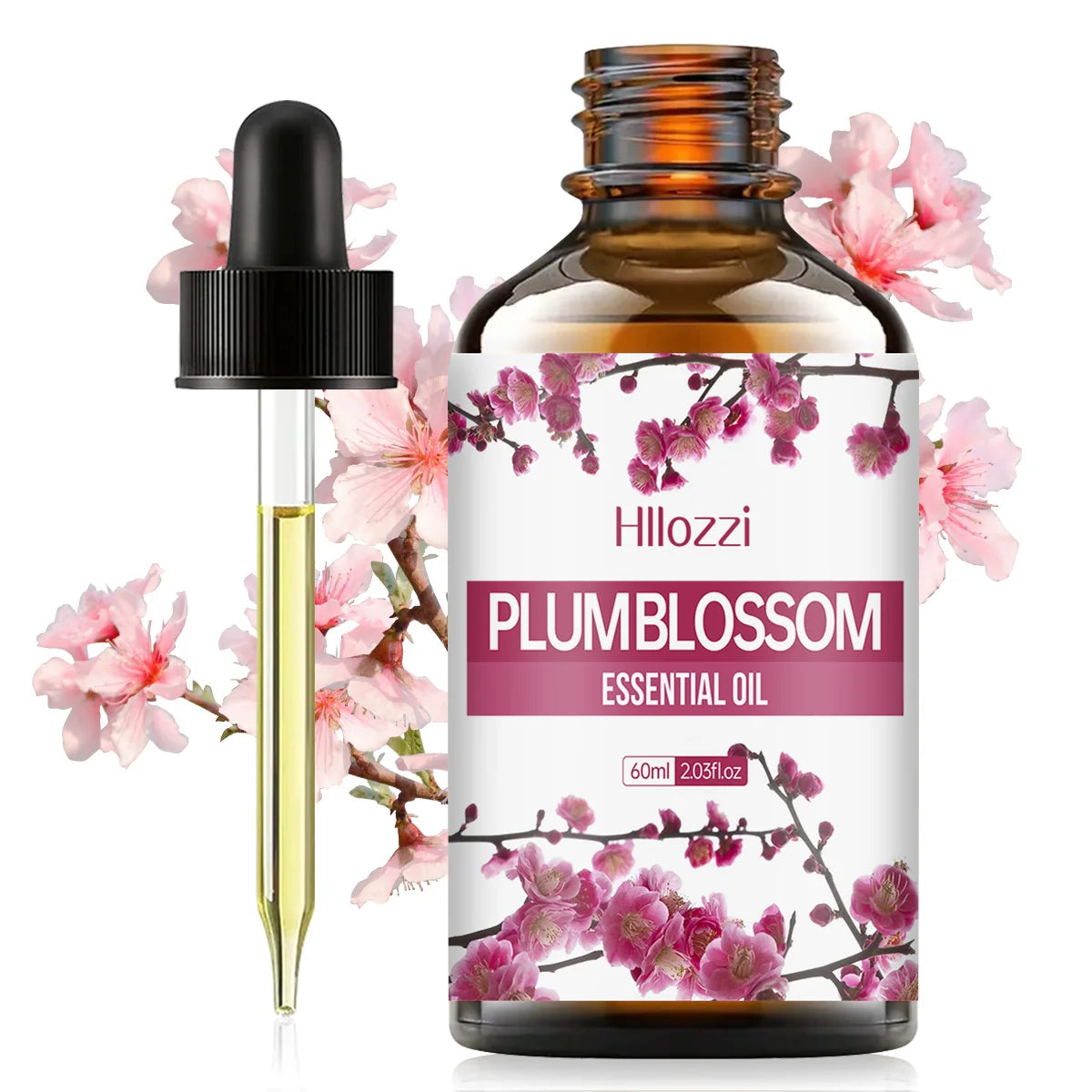 PLUM BLOSSOM ESSENTIAL OIL high-quality moisturizing nourishing massage oil with a refreshing scent, suitable for all skin types Zpaxo 60ml PLUM BLOSSOM Other