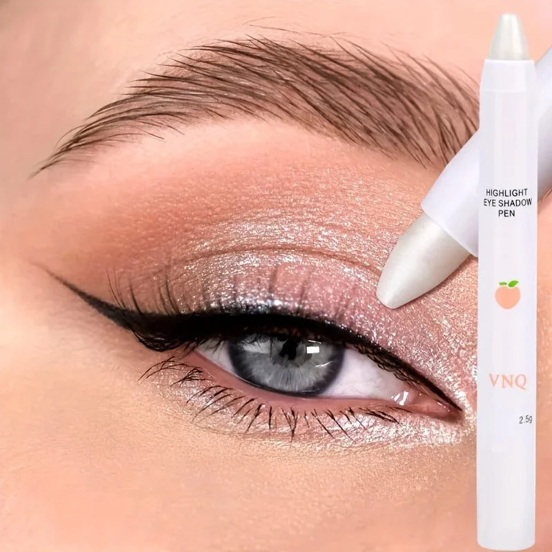 1PC Highlight Waterproof and Sweatproof Glitter Eyeshadow Pencil Good Texture Durable Eye Shadow Stick Strobe Matte Highlighter Zpaxo