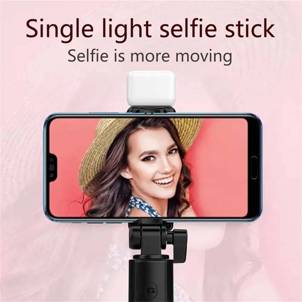 New Bluetooth Selfie Stick Mobile Phone Holder Retractable Portable Multifunctional Mini Tripod with Wireless Remote Shutter Zpaxo