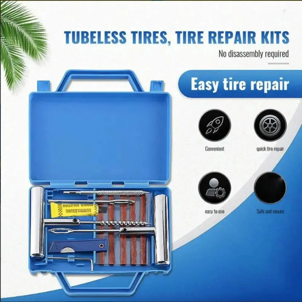 Heavy Duty Tire Repair Tool Tools Puncture Portable Emergency Tubeless Zpaxo