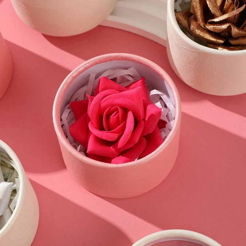 3D Rose Petal Blush Highlights Natural Makeup Brightening Cheek Long Lasting Waterproof Matte Highlighter Shimmer Blusher Makeup Zpaxo