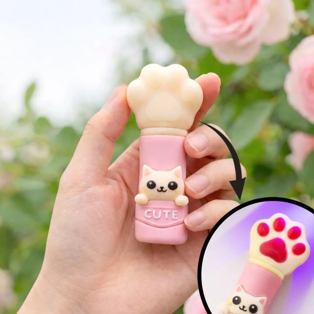 Mini Refillable Perfume Bottle Changing Cat Paw Shape Spray Portable Zpaxo