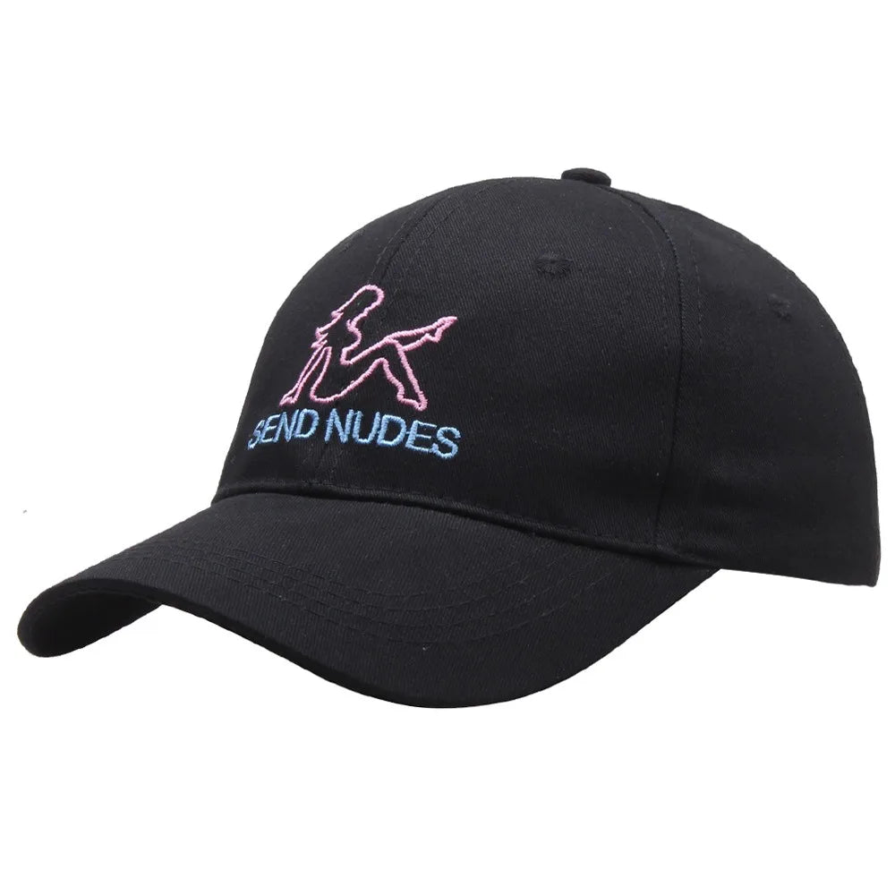 Casual Embroidered Design Baseball Cap Adjustable Strap Breathable Sunscreen Hats Bonnet for Spring Summer Zpaxo Style 1