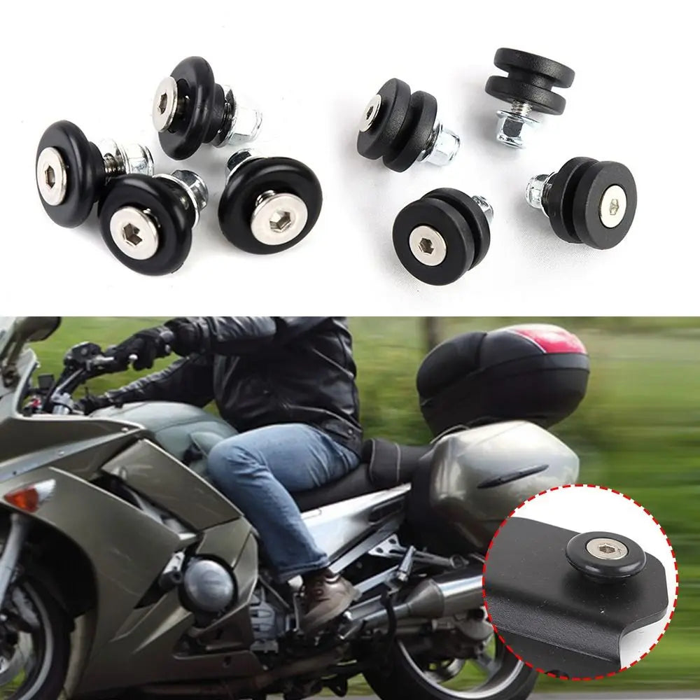 4-Pack Motorcycle Tailbox Buckle Rear Luggage Bushing Spacers Luggage Mounting Spacers Zpaxo