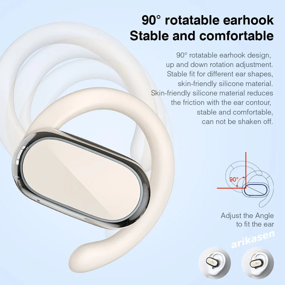 Open Ear Headphones Bluetooth 5 3 Wireless Earphones True Earbuds