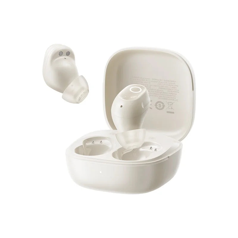 Baseus Bass BD1 Wireless Earbuds Bluetooth 5 4 Earphones Mini Zpaxo Starlight Off-White China Mainland