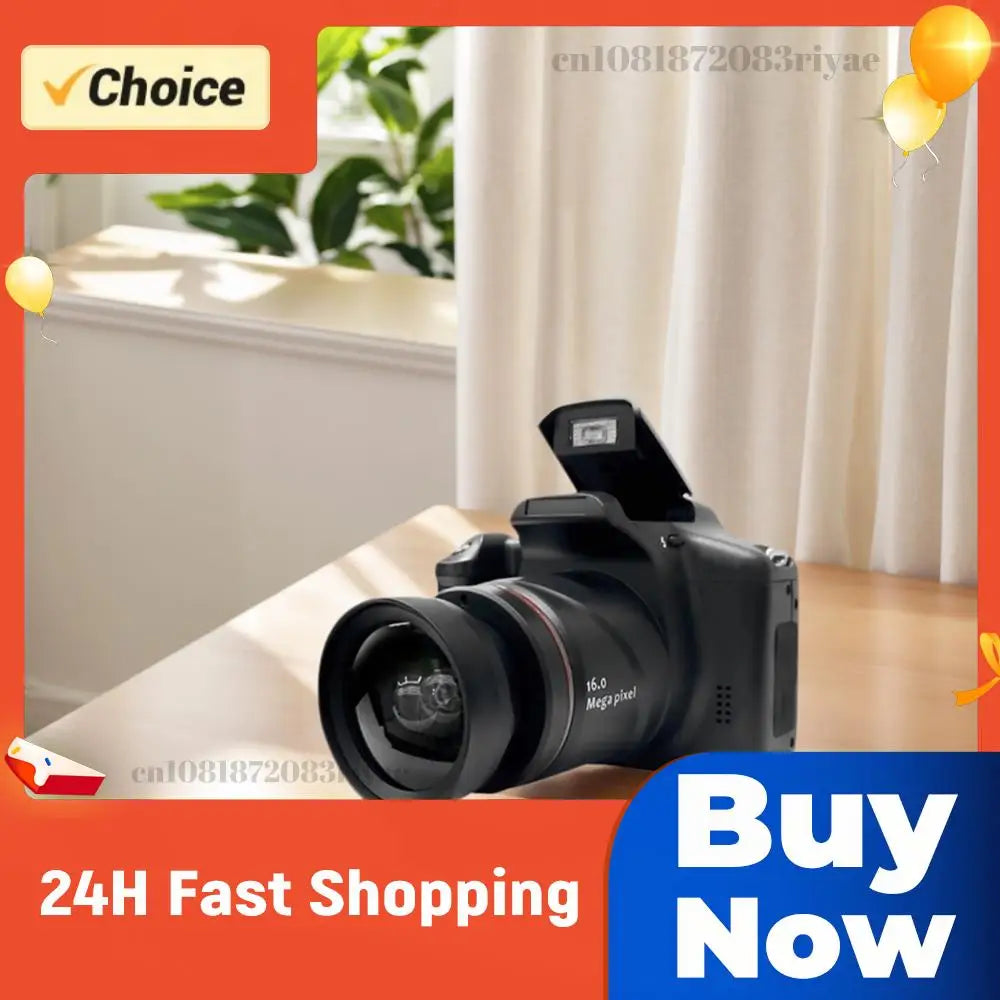 16MP Digital Camera LCD Screen Camcorder 16X Zoom Vlogging Video