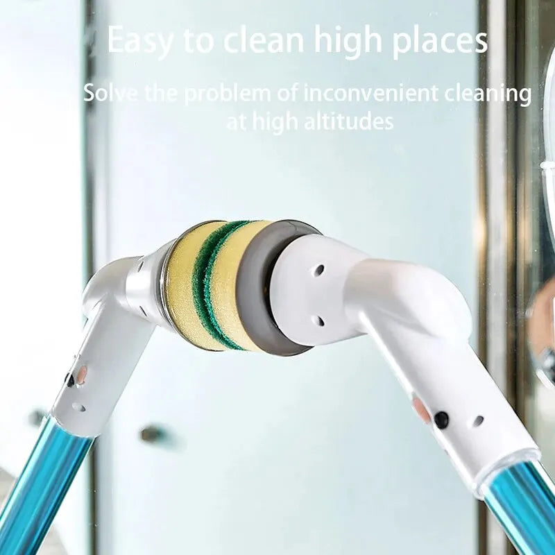 Multifunctional Electric Cleaning Brush USB Charging Bathroom Wash Brush Kitchen Cleaning Tool Household Cleaning Brush Zpaxo