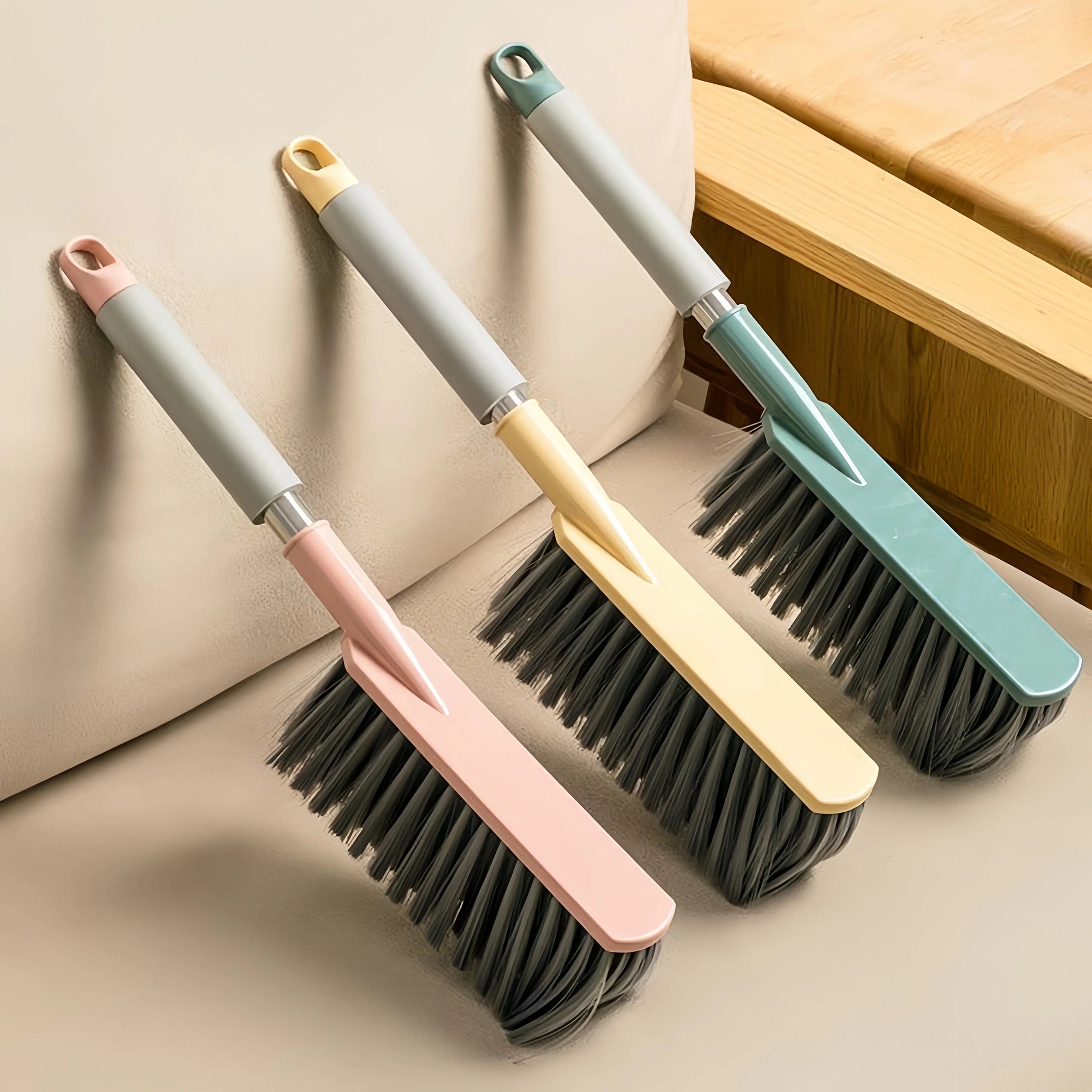 Long Handle Soft Bristle Broom – Floors, Carpets & Dust Soft Bristle Broom Zpaxo