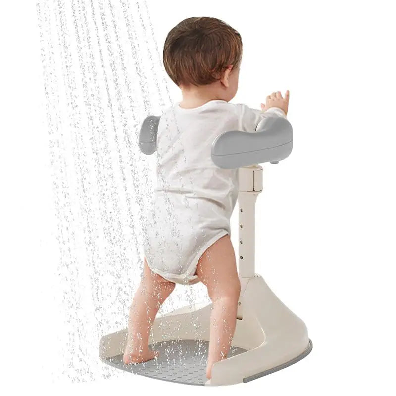 Baby Standing Bath Anti Slip Support Foldable Infant Stand Adjustable