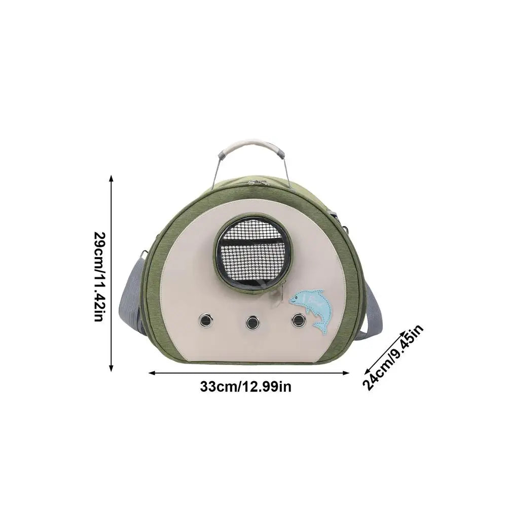 Hamster Travel Carrier Large Capacity Portable Breathable Chinchilla