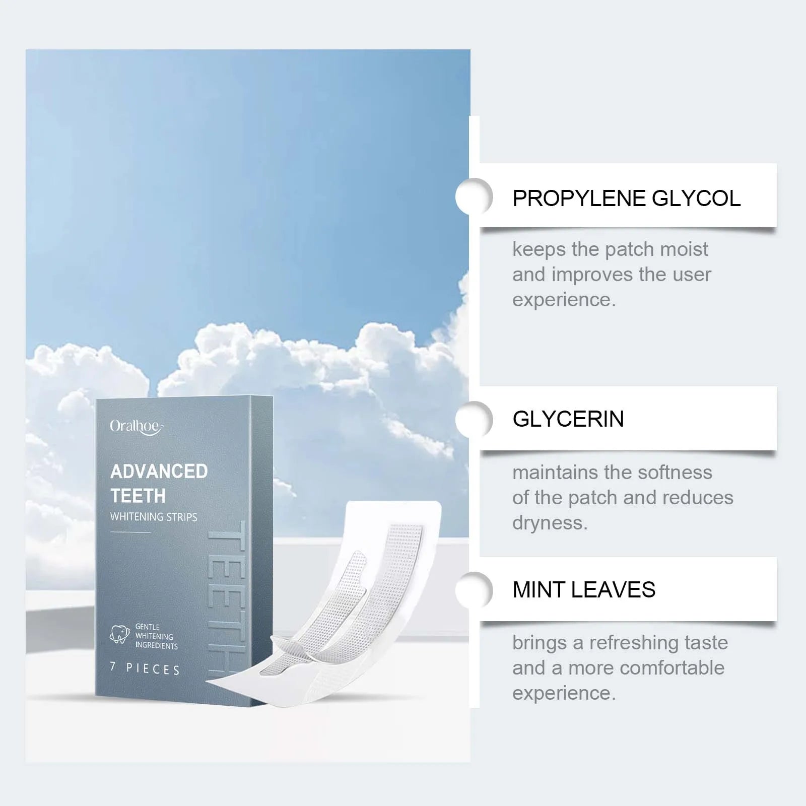 Oralhoe Teeth Whitening Strips – Enamel-Safe, Fresh Breath Teeth Whitening Strips Zpaxo