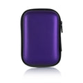 Portable PU Zipper Bag Hard Drive Protective Box HDD SSD USB Cable