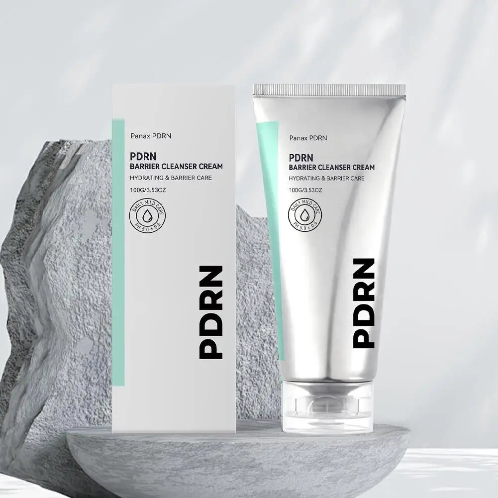 PDRN Barrier Cleanser Cream Lifting Firming Glowing Skin Deeply Hydrating Gently Nourish Korean Skincare Moisturizing Face Cream Zpaxo