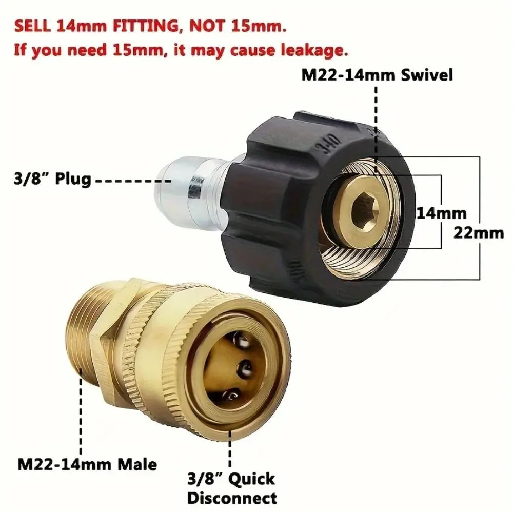 Non-slip M22 Adapter Female Swivel Pressure Quick Connection Zpaxo