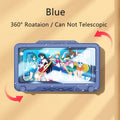 Fixed Universal Waterproof and Anti-fog Mobile Phone Case for Bathroom Shower Phone Holder Waterproof Can Touched Shower Phone Zpaxo Ordinary Blue