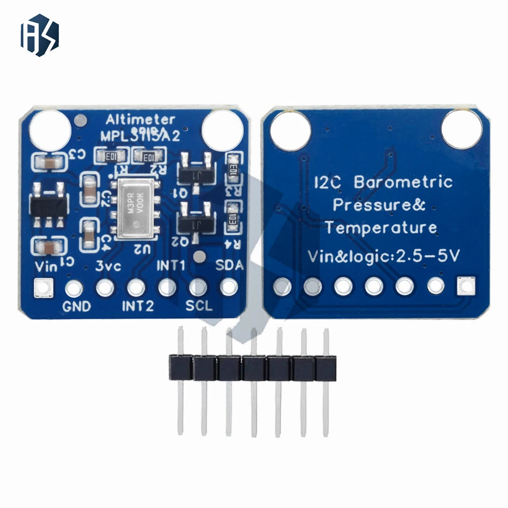 High Precision MPL3115A2 Barometric Pressure Altitude Temperature Sensor Module Compatible with Arduino Zpaxo