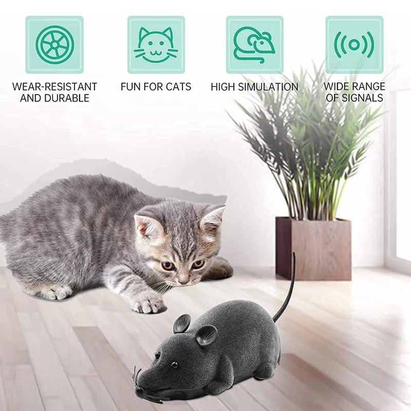 Simulation Flocking Interactive Eco-friendly Plastic Cat Toy